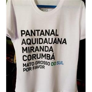 Camiseta "Pantanal" Mato Grosso do Sul Por favor 