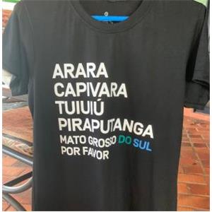 Camiseta "bichos" Mato Grosso do Sul Por favor 