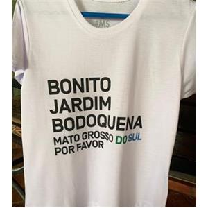 Camiseta "Serra da Bodoquena" Mato Grosso do Sul Por Favor 